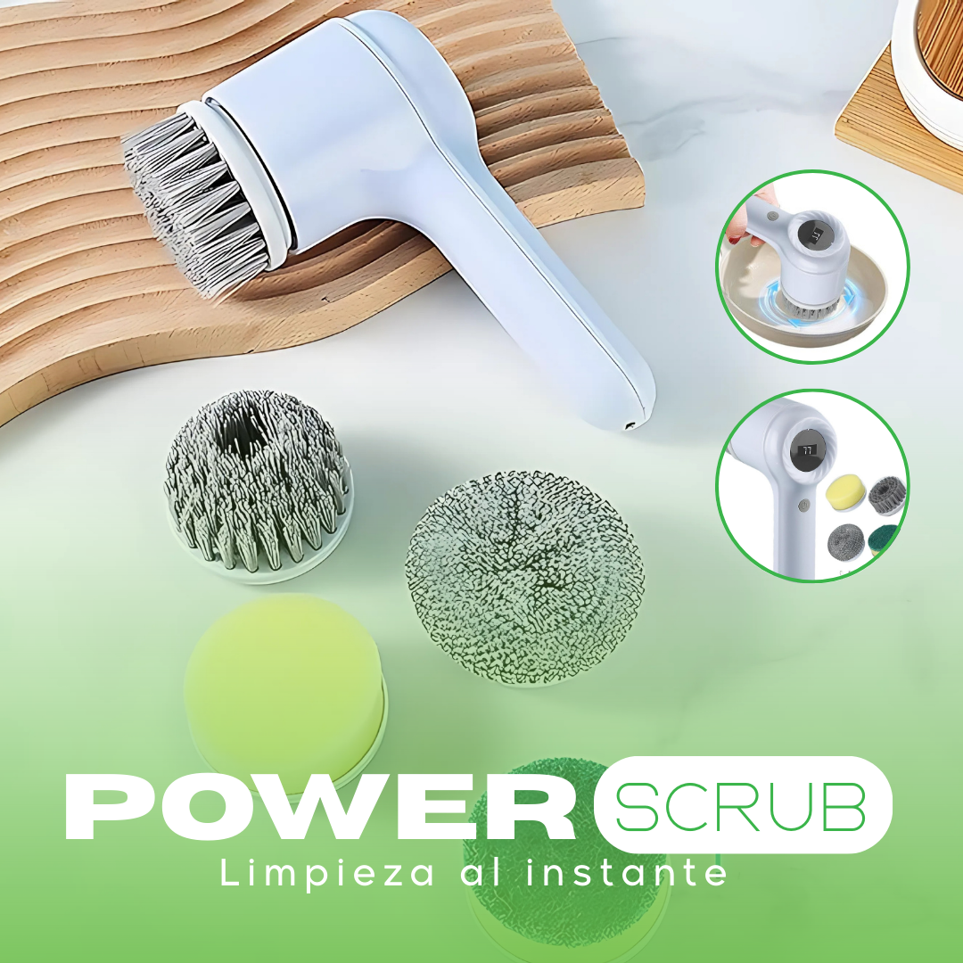 PowerScrub 5 en 1 Eléctrico - Limpieza Sin EsfuerzoPowerSc